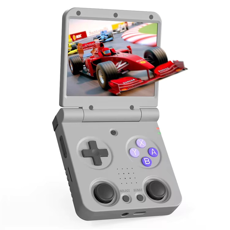 Consola portabila Miyoo Flip V2 + Knight's Starter Pack, 64GB, Wi