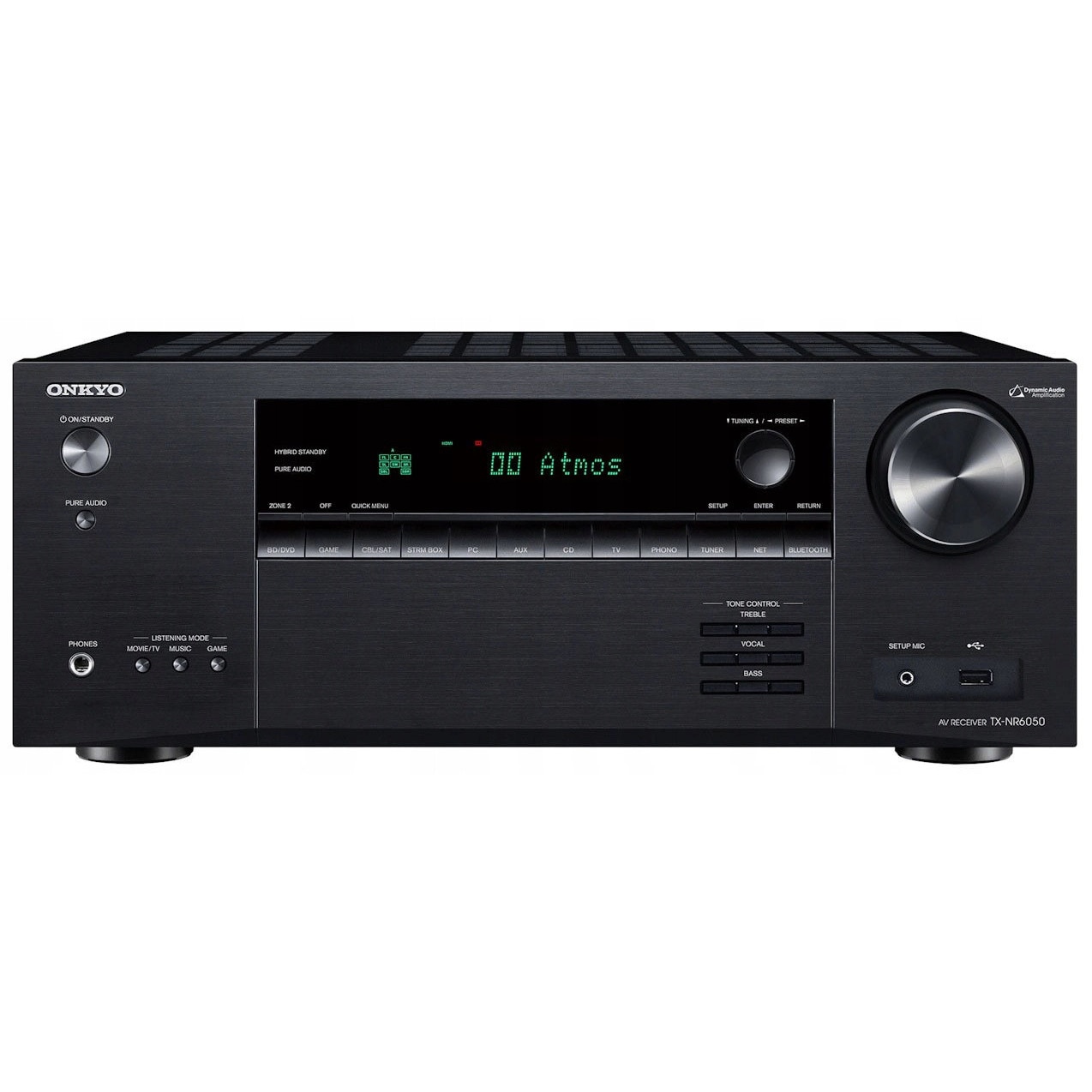 Receiver Denon AVR-X1100W, 7.2 canale, 1100W, 4K, Bluetooth Negru