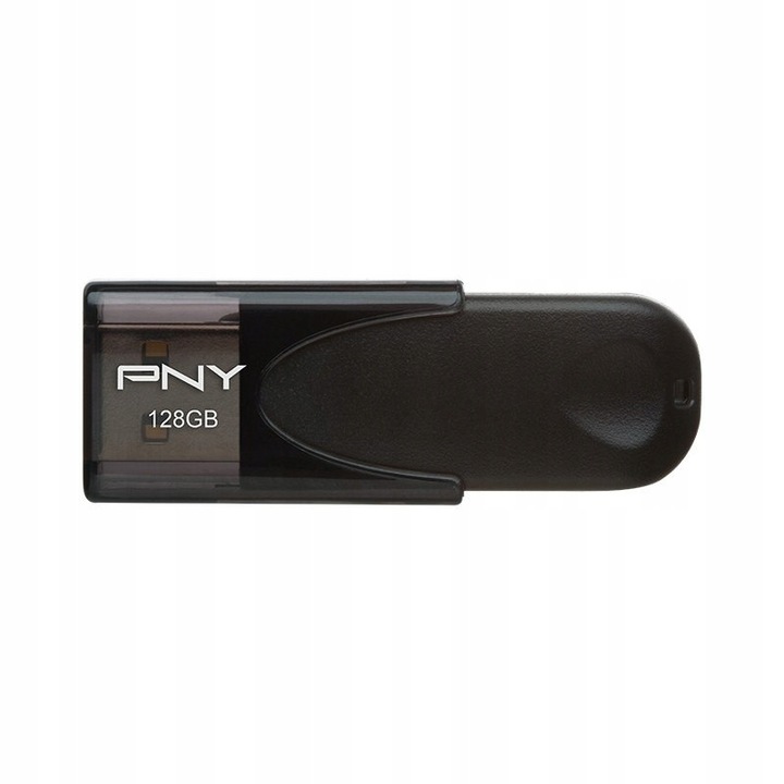 USB памет PNY Attache 4, 128 GB, USB 2.0, черна