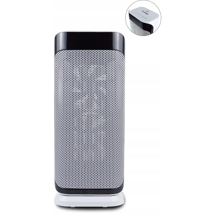 AVIVA GERMINA 2000W kerámia hősugárzó, 3 fűtési fokozat, időzítő, 40cm