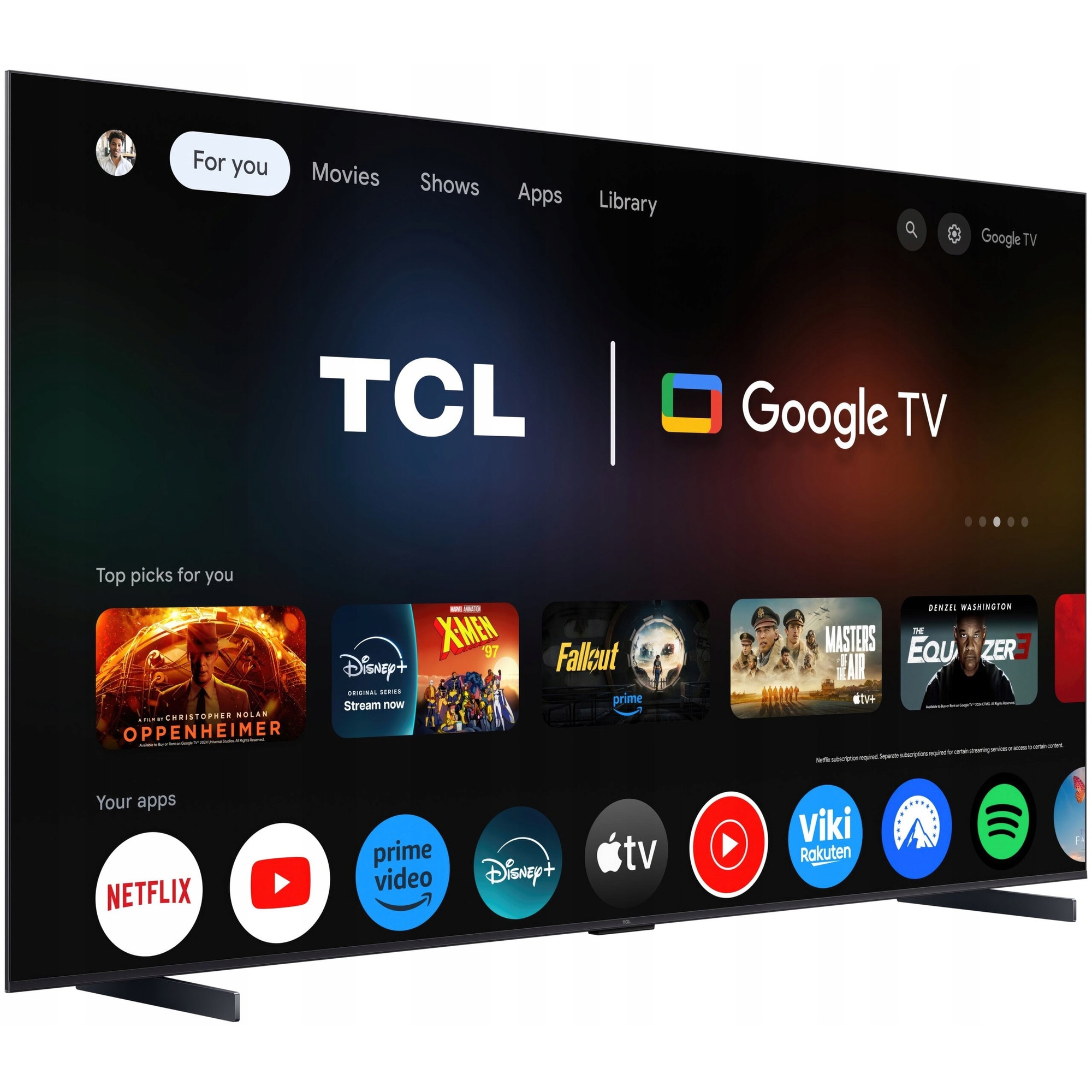 Televizor TCL, 98 inch, QD-Mini LED 4K, 144 Hz, Dolby Atmos, negru