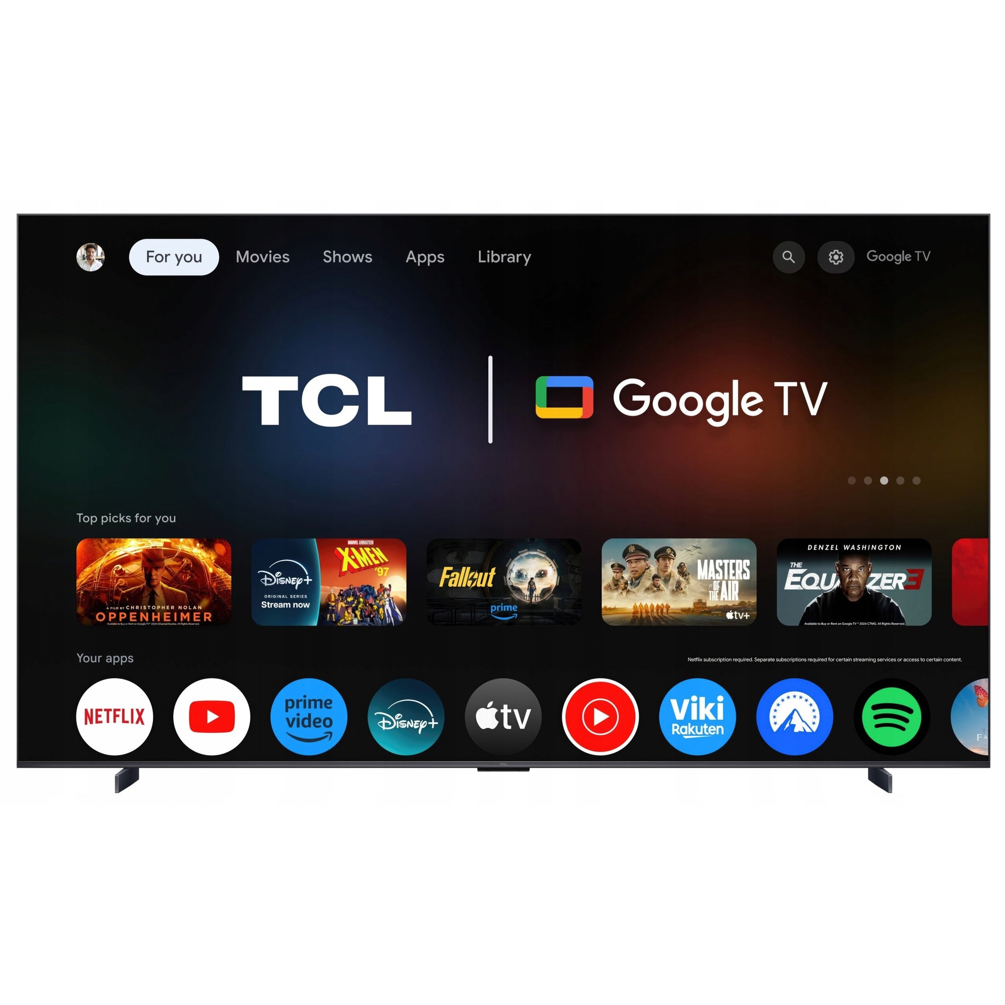 Televizor TCL, 98 inch, QD-Mini LED 4K, 144 Hz, Dolby Atmos, negru