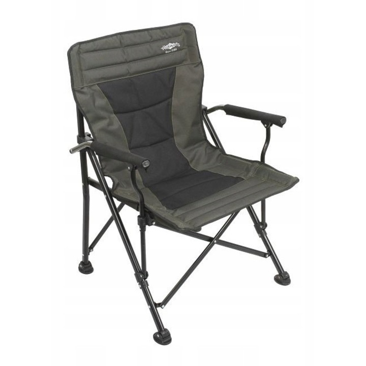 Scaun de camping Mikado, model IS12-1002, verde, 91x61x60cm, greutate 5,4kg, rezistenta 120kg