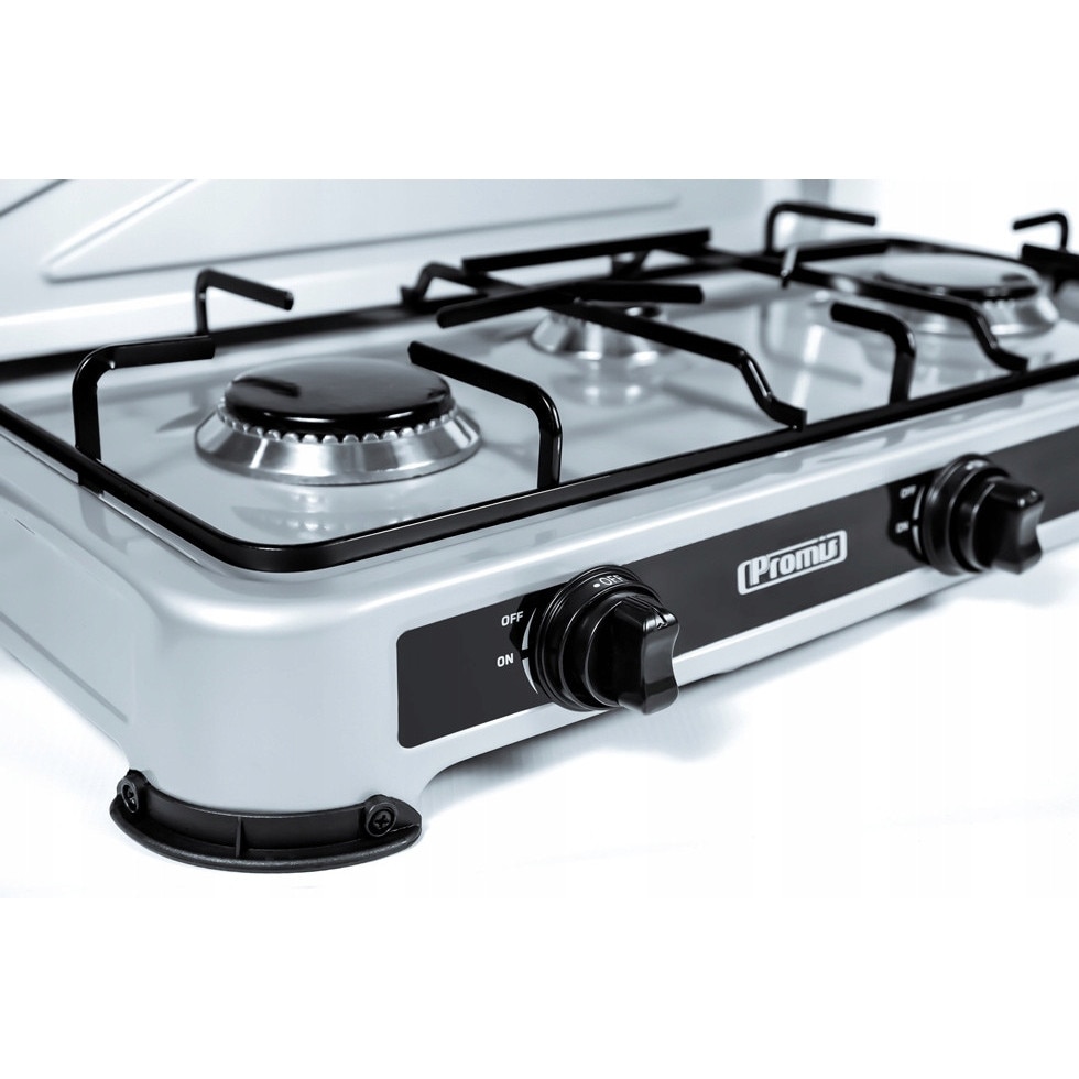Aragaz PROMIS, model KG400S, 4 arzatoare, argintiu