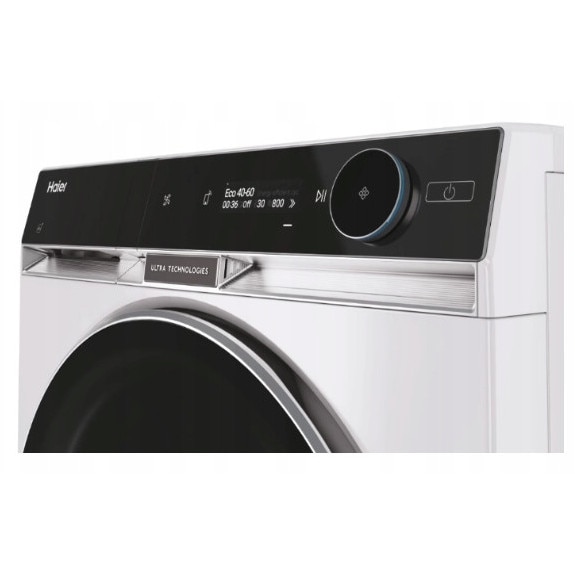 Masina spalat - uscator Haier X11, 12kg/7kg, pompa de caldura, alb-negru, 61,2x60x85cm