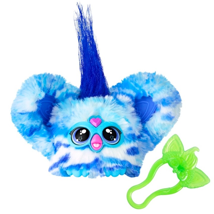Jucarie interactiva Furby Ooh-Koo, 5cm, multicolor, set cu baterii