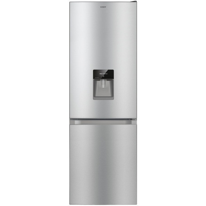 Frigider Candy CCG1S 518EWX, 186l + 64l, inox, 179.4x54.5x54.5cm, cu dozator de apă