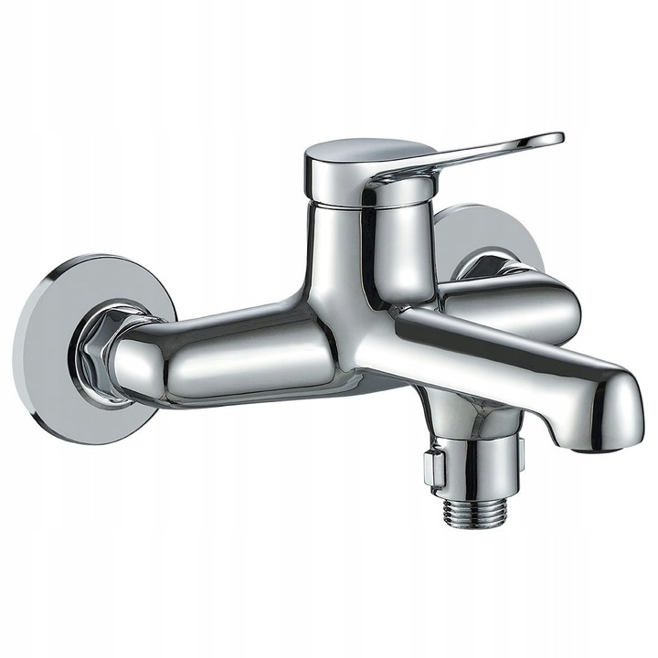 Стенен смесител за вана Kuchinox VILLA, хром, 35мм, без душ комплект