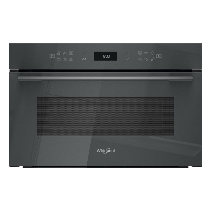 Cuptor cu microunde incorporabil Whirlpool WMD7O4TSG, 31l, 1000W, gri