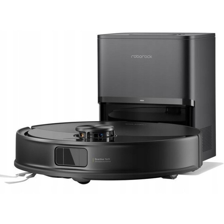 Робот прахосмукачка Roborock Q10PFP02-00, функция за миене, 10 000 Pa, черна