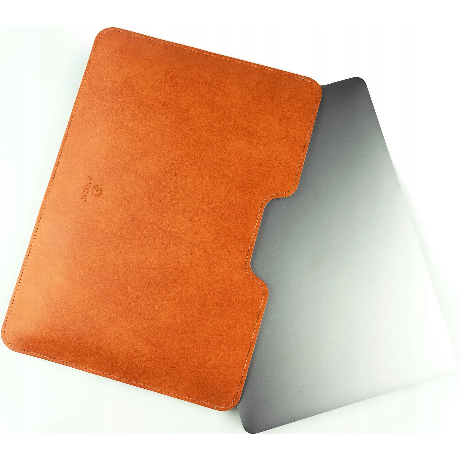 Etui laptop Baltan 13 inch, piele, impermeabil, culoare brazowy