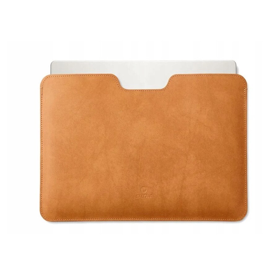 Etui laptop Baltan 13 inch, piele, impermeabil, culoare brazowy