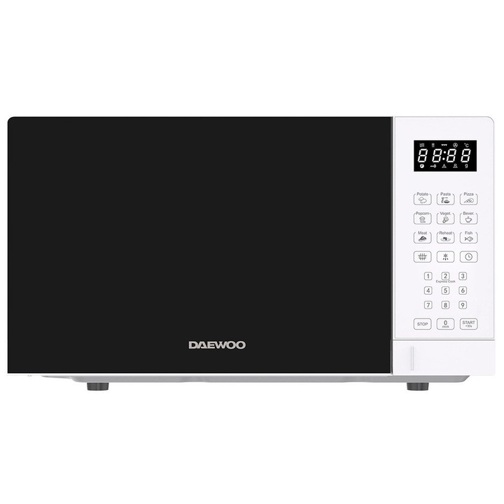 Cuptor cu microunde Daewoo MD-FA202GS-EU 700W, 20L, Grill, alb, 35.3x45.6x26.4cm