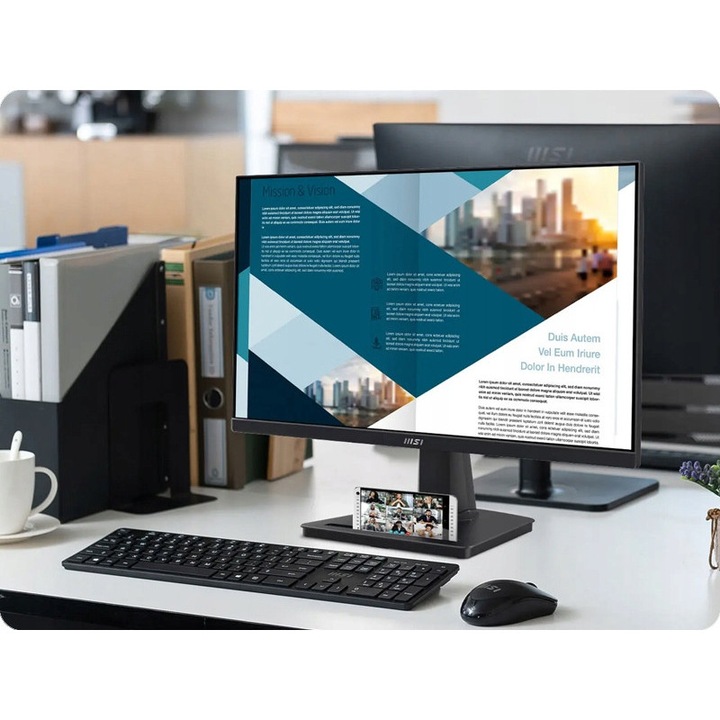 Monitor 21,45", MSI Pro MP223 E2, Full HD 1920x1080, 100Hz, 1ms, negru