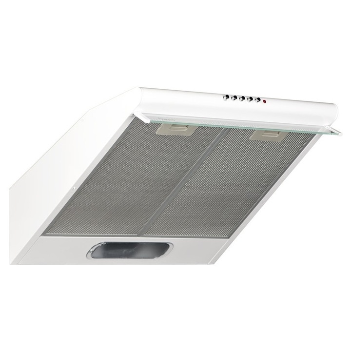 Hota Akpo WK-7 P3050, 220m3/h, бял, 50см, с алуминиев филтър