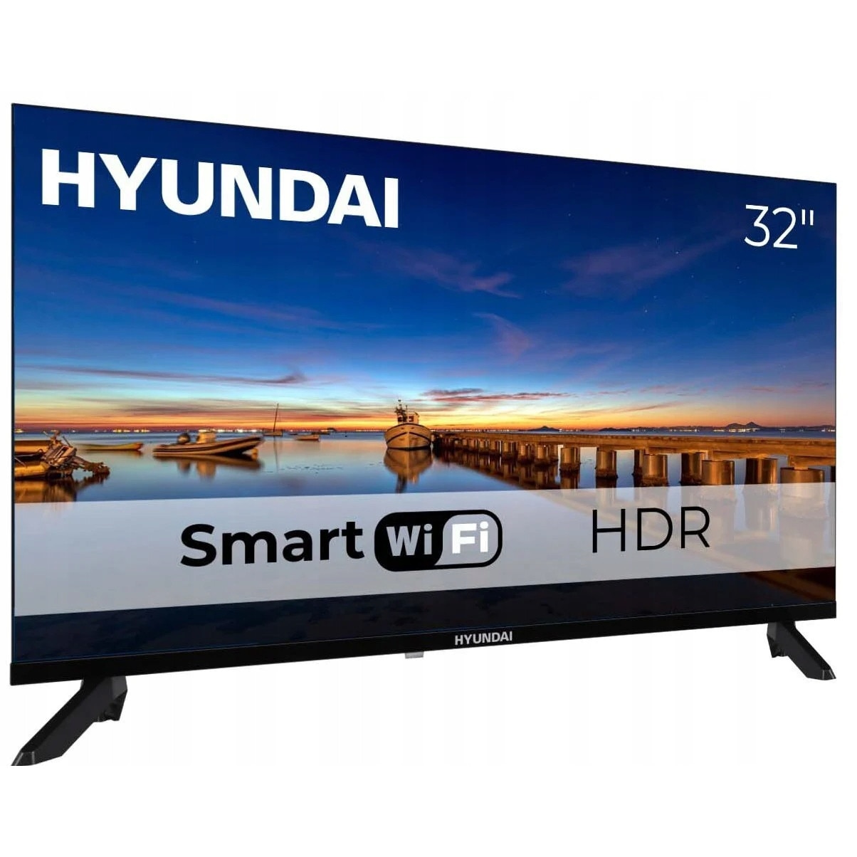 Televizor, LED, 32 inch, Hyundai, HD, Wi-Fi, negru