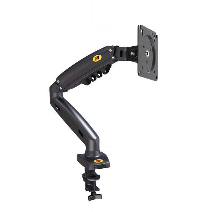Suport monitor dual North Bayou F80B, 17-30 inch, negru, reglabil 3D, capacitate 2-9 kg