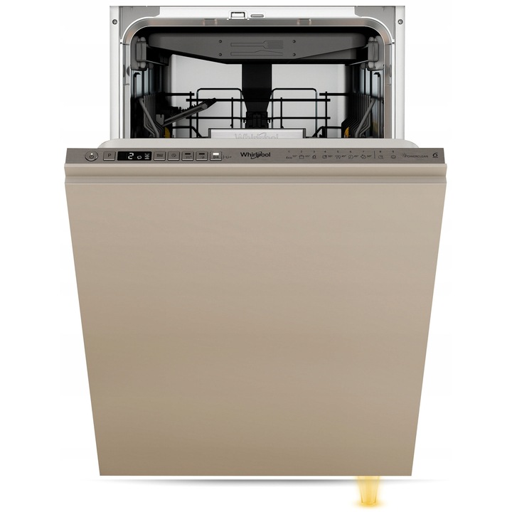 Съдомиялна машина Whirlpool WH6IA10BS7L0, 10 комплекта, 44.8x82x55.5cm, цвят инокс, с 3 кошници