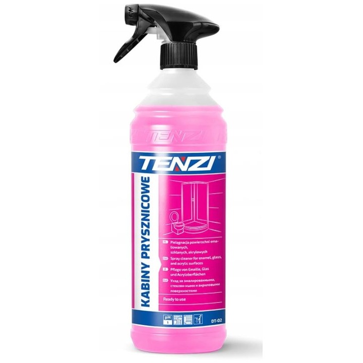 Tenzi zuhanykabin tisztító oldat, hatékony, minden felületre, 500ml
