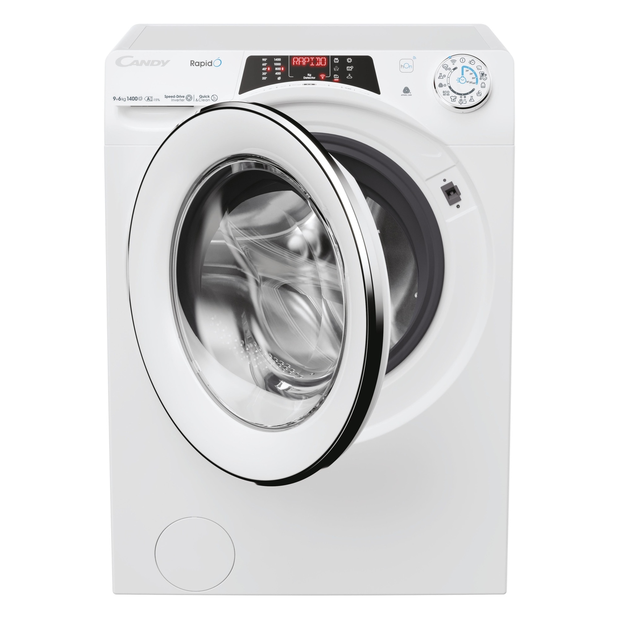 Pralko-suszarka Candy RapidO 4966DWMC7-S, 9kg spalare, 6kg uscare, alb, 58x60x85cm