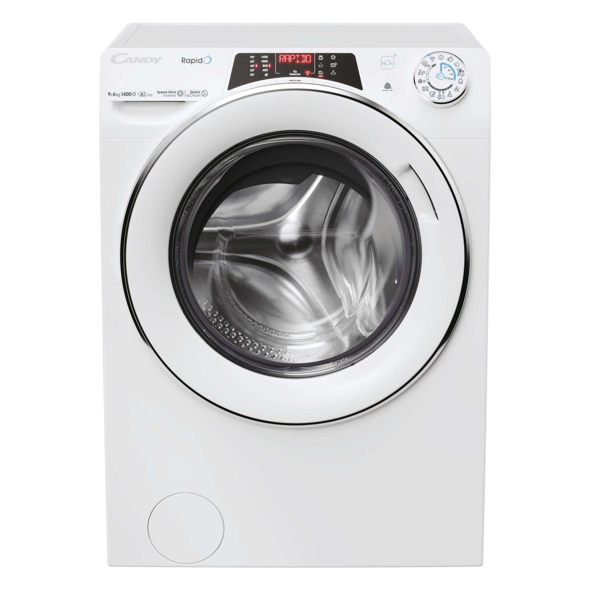 Pralko-suszarka Candy RapidO 4966DWMC7-S, 9kg spalare, 6kg uscare, alb, 58x60x85cm