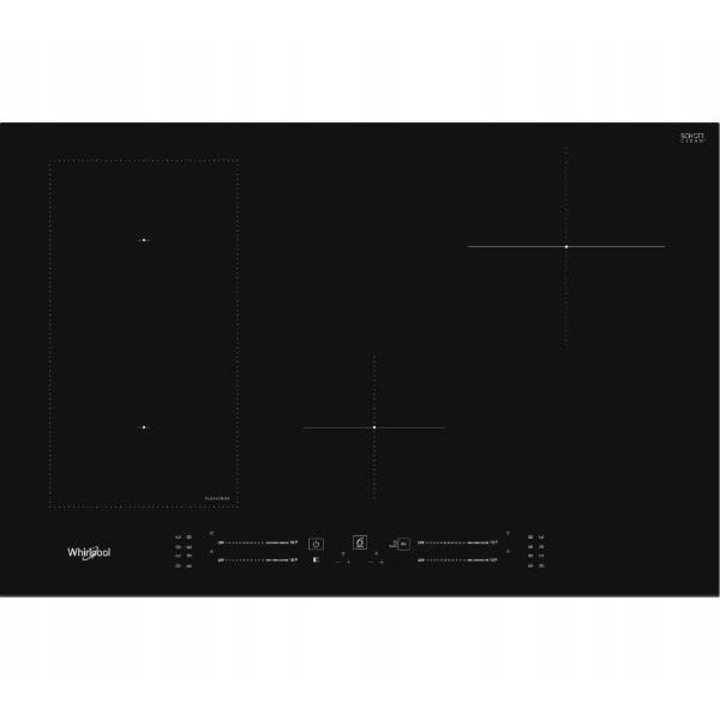 Електрически котлон Whirlpool WL S3377 BF, 4 индукционни зони, черен, 77x5,4x51см