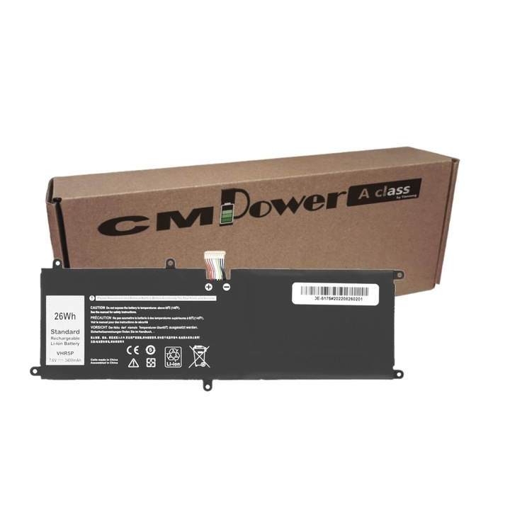 Baterie laptop CM Power Clasa A compatibila cu Dell Latitude 5175 0RFH3V 0VHR5P 0XRHWG