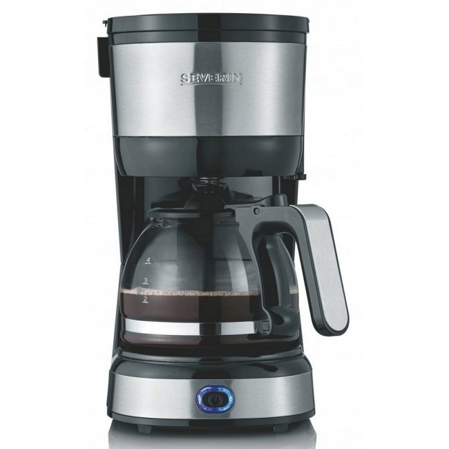Cafetiere SEVERIN KA 4819, 4 cani, negru-argintiu, 750W, mecanic