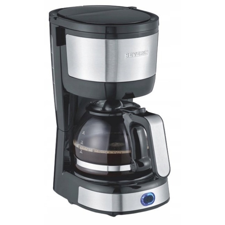 Cafetiere SEVERIN KA 4819, 4 cani, negru-argintiu, 750W, mecanic
