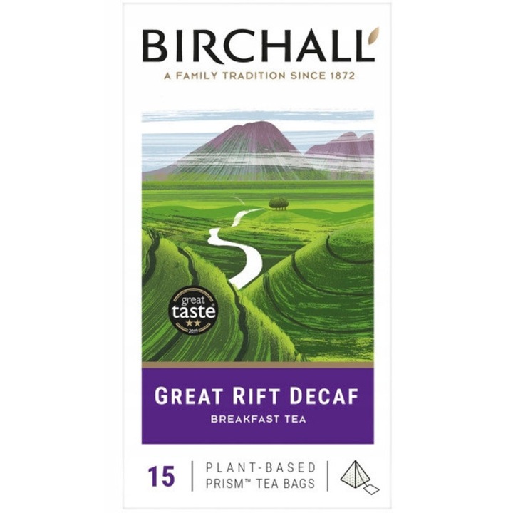 Ceai negru Bezkofeinat Birchall, 15 pliculete, 37.5g