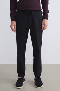 LC WAIKIKI, Pantaloni cu talie ajustabila, Negru, 30