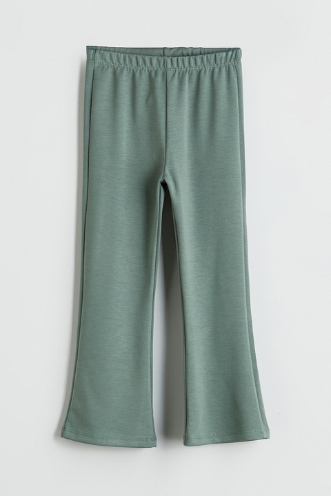 LC WAIKIKI, Pantaloni evazati cu talie elatsica, Verde aquamarin, 74-80 CM