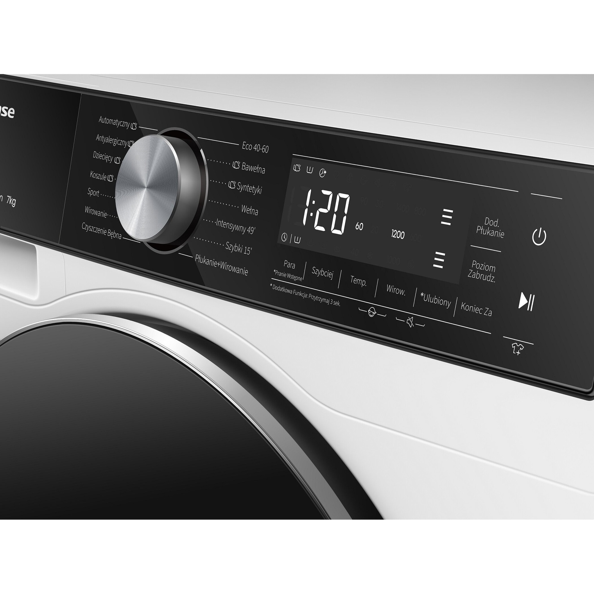 Masina de spalat rufe, Hisense, 7kg, 1400 rpm, alb, 47x60x85cm
