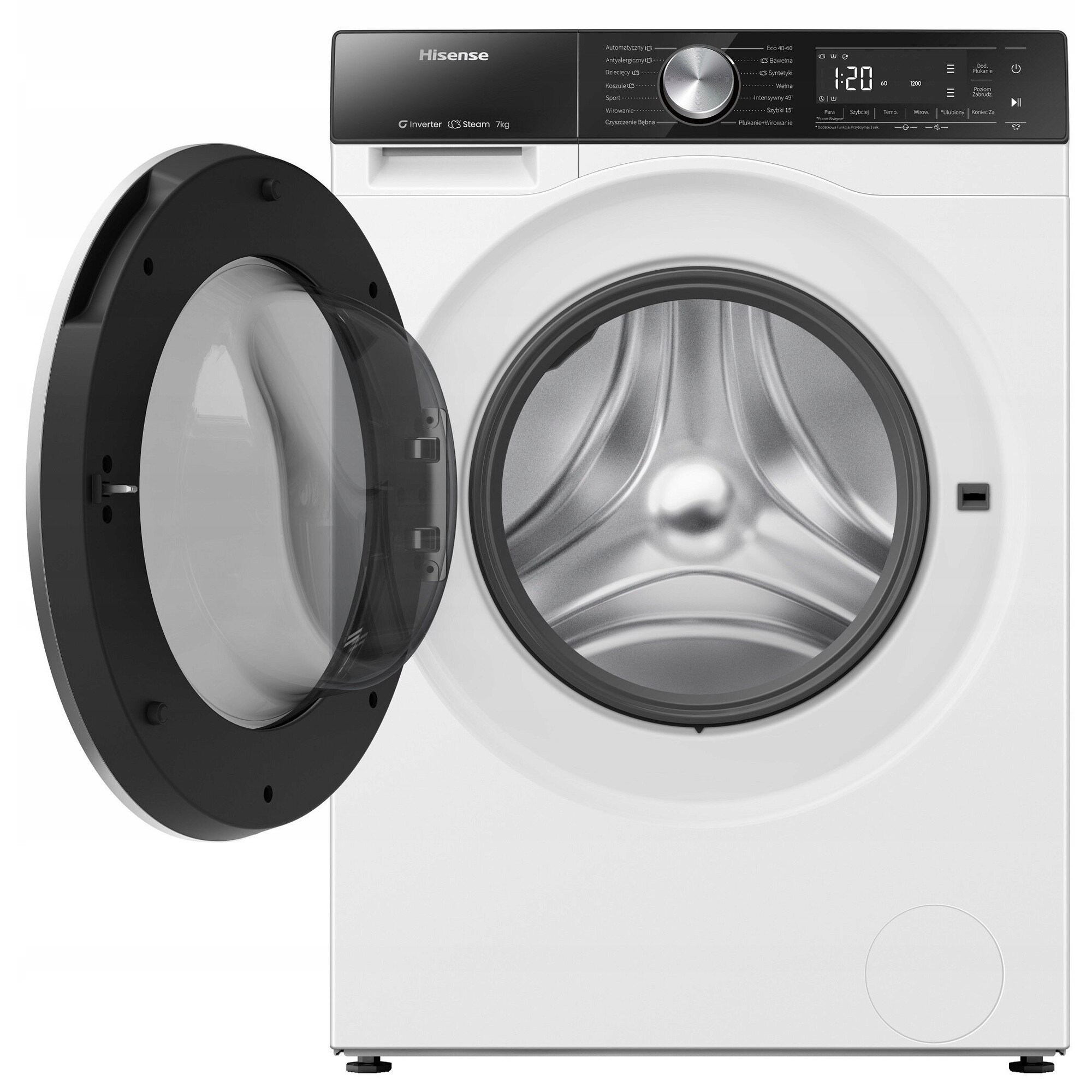 Masina de spalat rufe, Hisense, 7kg, 1400 rpm, alb, 47x60x85cm