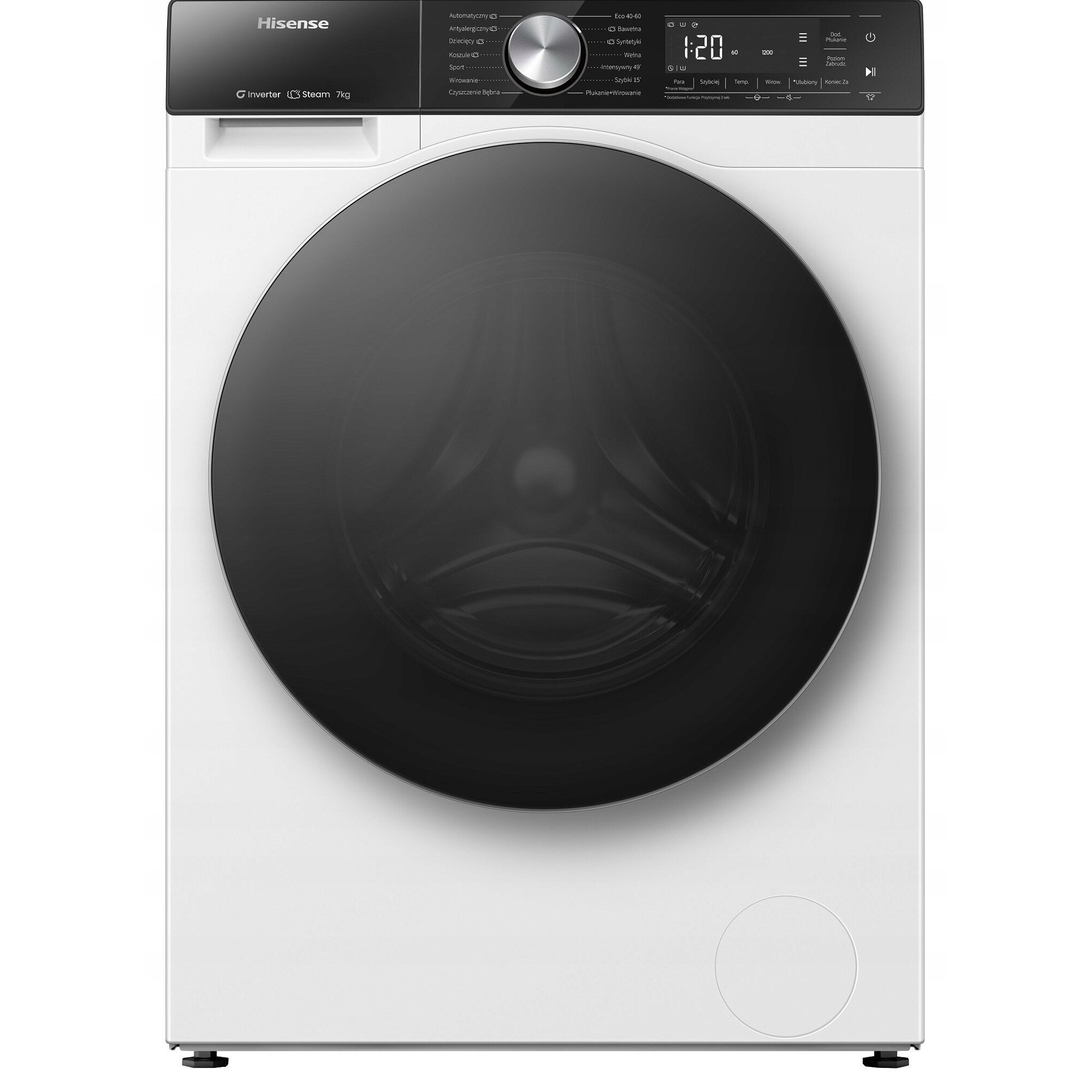 Masina de spalat rufe, Hisense, 7kg, 1400 rpm, alb, 47x60x85cm