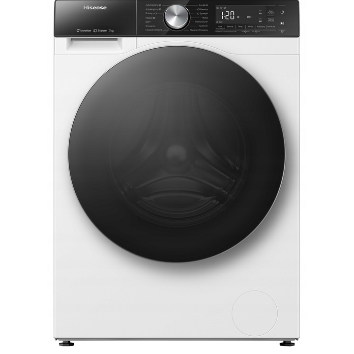 Пералня, Hisense, 7кг, 1400 оборота в минута, бяла, 47x60x85см