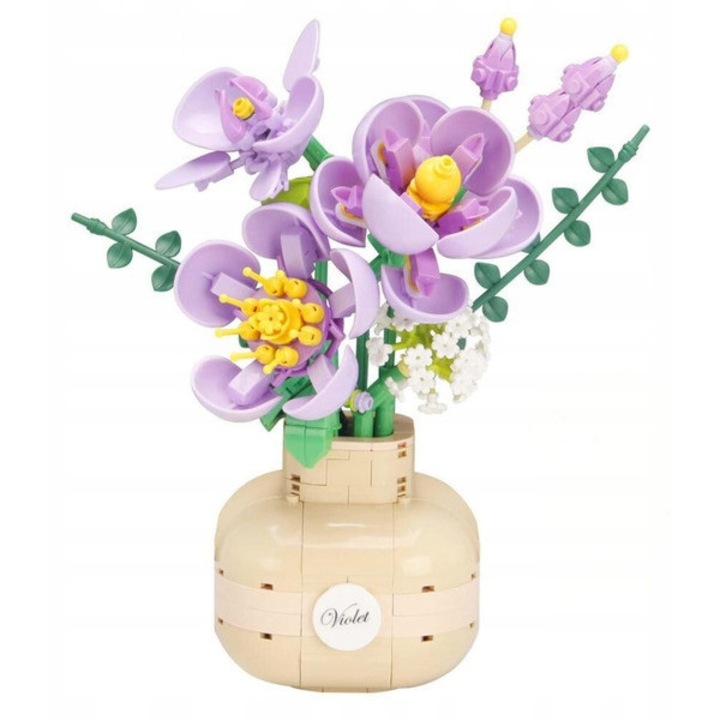 Конструктор QBI, 539 части, пластмаса, модел цвете, 6+