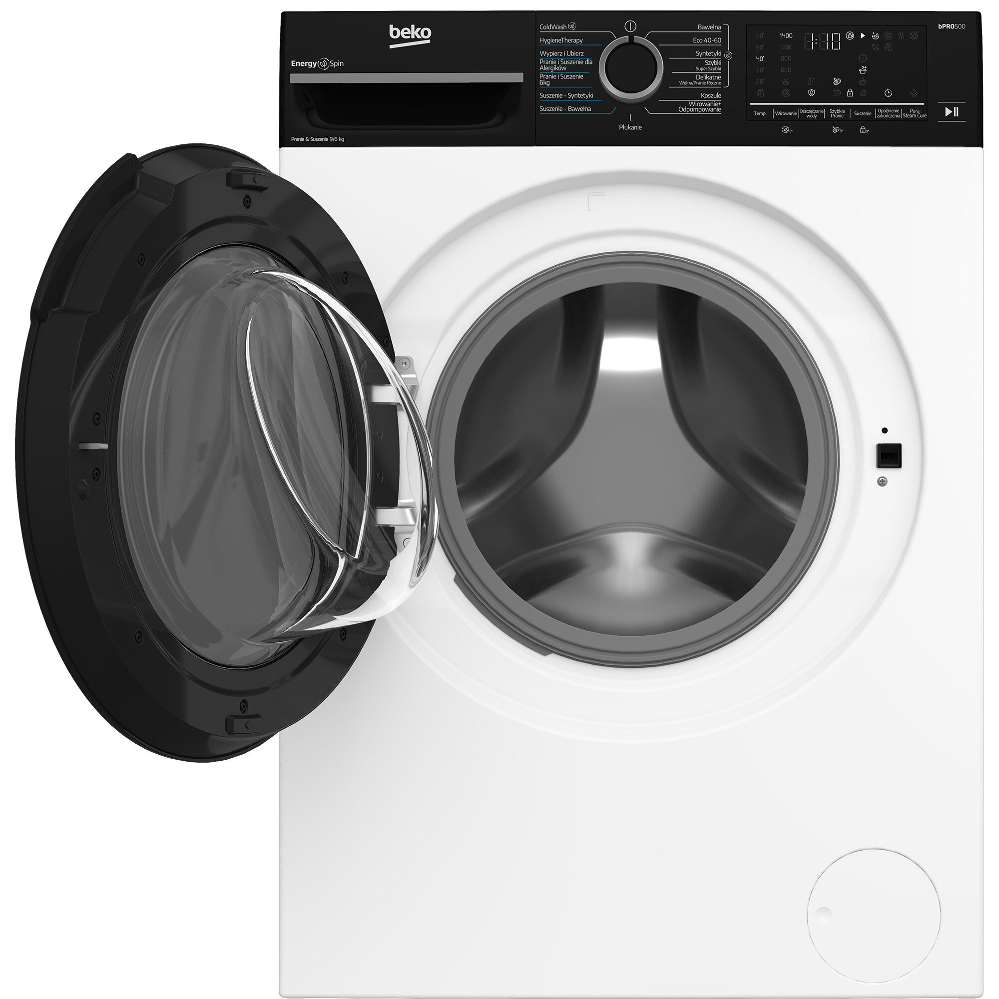 Masina de spalat-uscator BEKO bPRO500 BM5DFT6944WP, alb, 60 cm