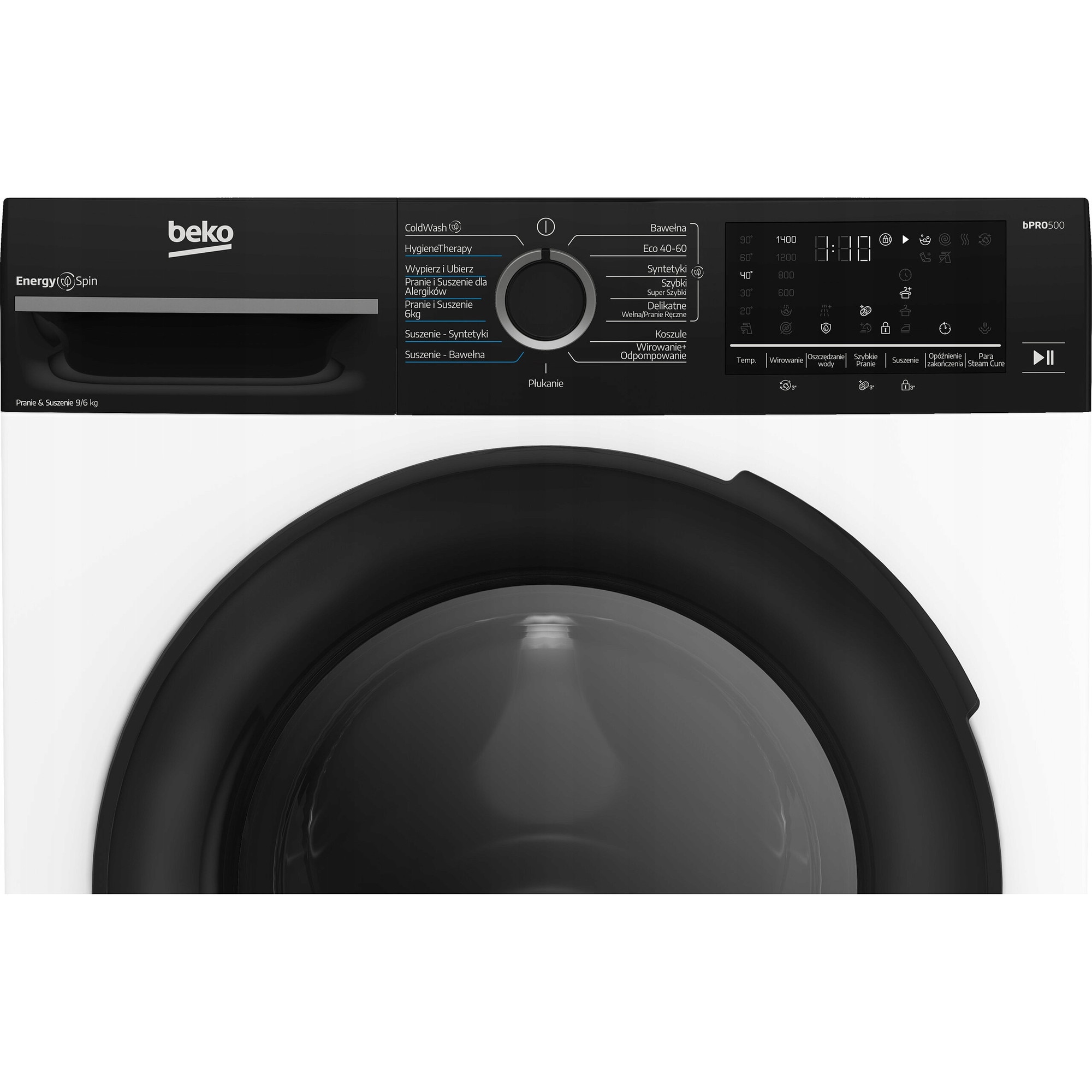 Masina de spalat-uscator BEKO bPRO500 BM5DFT6944WP, alb, 60 cm