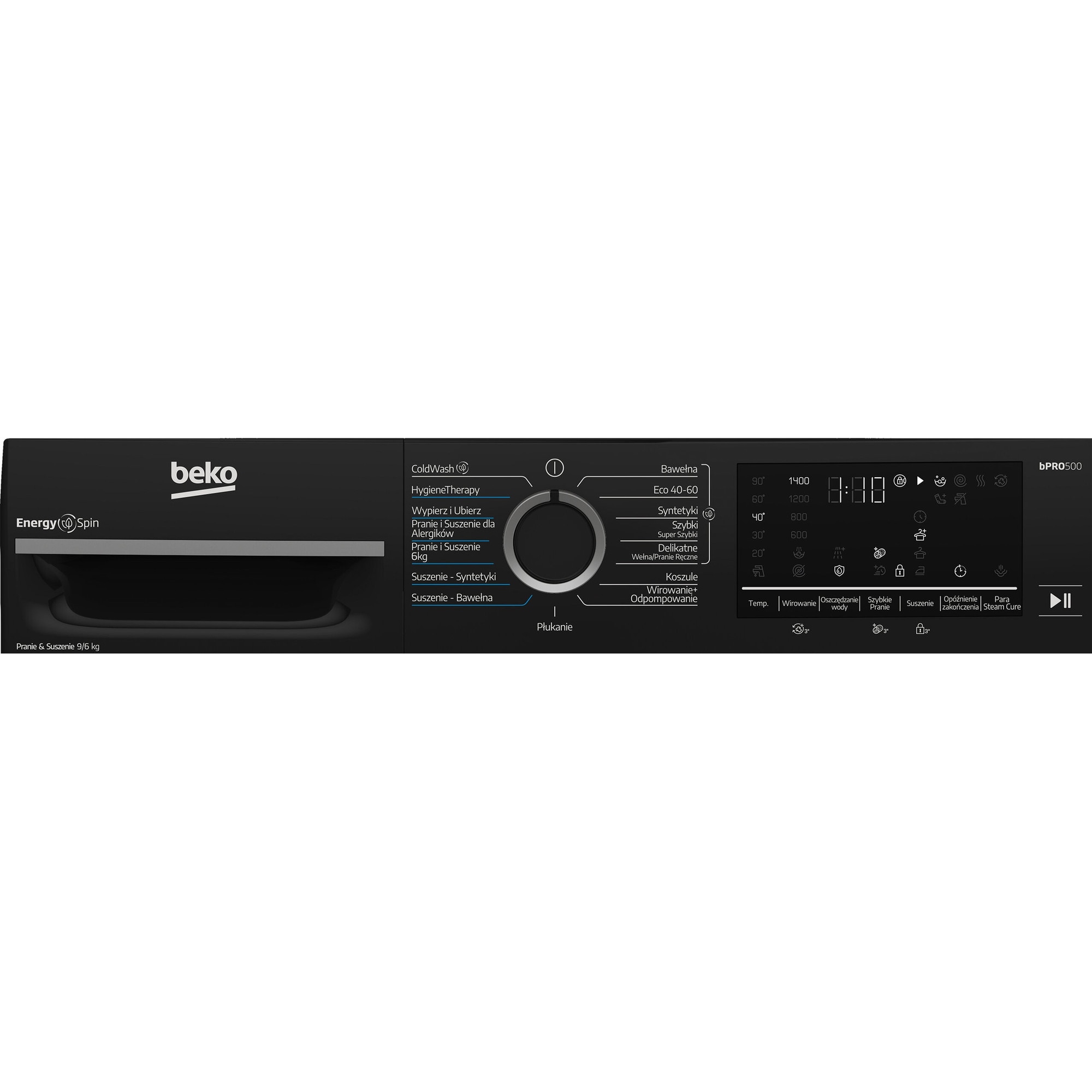 Masina de spalat-uscator BEKO bPRO500 BM5DFT6944WP, alb, 60 cm