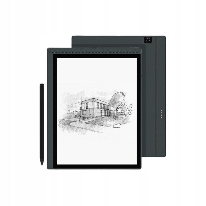 Електронна книга Bigme B1051, 10.3", 128 GB, черно-бял тъчскрийн, Wi-Fi, със стилус