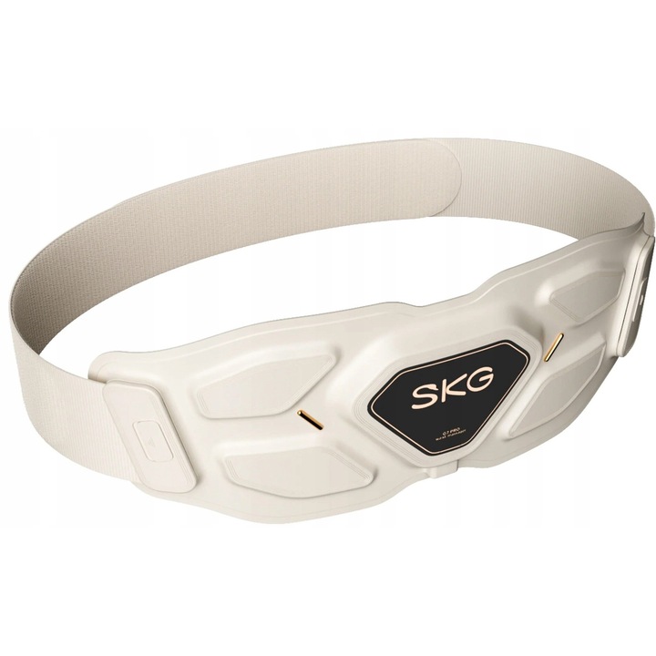 Масажор SKG W9 Pro, EMS и TENS, 14 програми, 8 електрода, бял