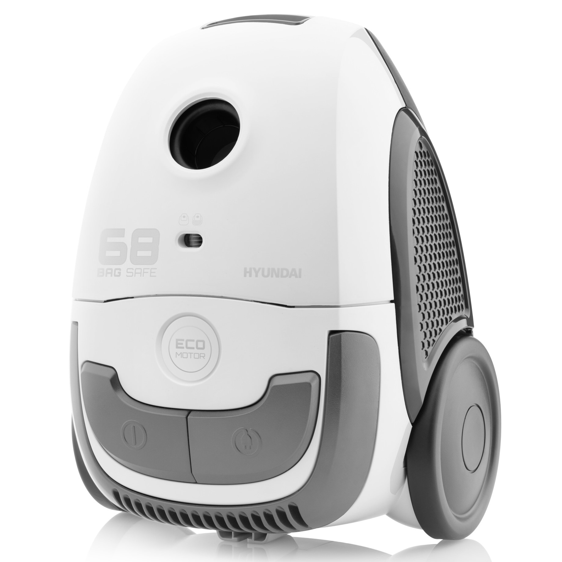 Aspirator cu sac, Hyundai, 800W, alb, 2l, 5 m cablu
