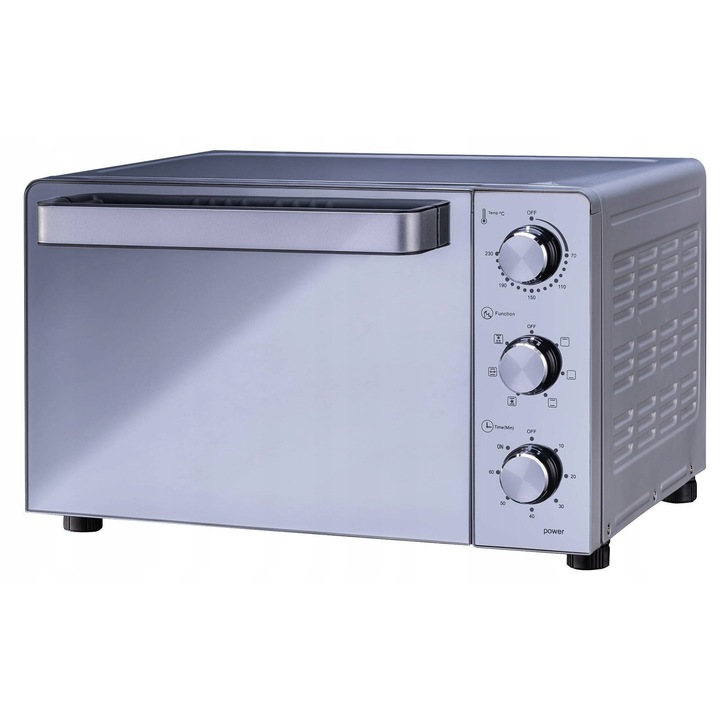 Cuptor electric, Raven Design, 22L, functie air fryer, temperatura maxima 220°C, 39.5x35.7x37.4cm, negru