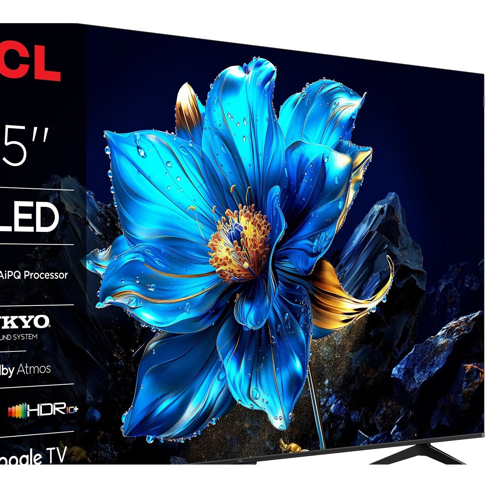Televizor QLED 85" TCL P7K 4K, Dolby Atmos, Dolby Vision, negru
