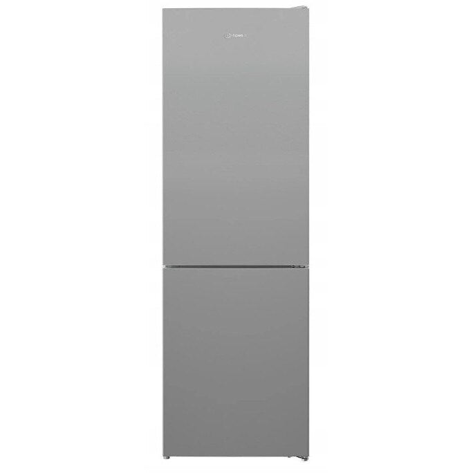 Frigider Indesit INKS 1361 S4E 343L Srebrn 60cm, 2 compartimente, iluminare LED