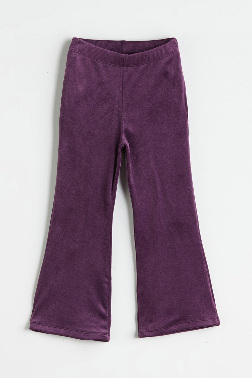 LC WAIKIKI, Pantaloni evazati de catifea, Violet, 122-128 CM