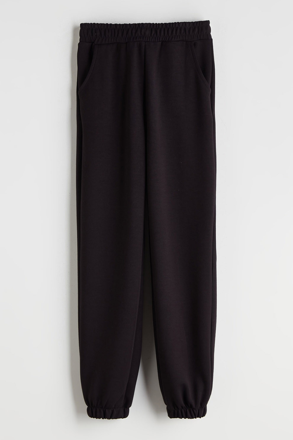 LC WAIKIKI, Pantaloni uni lejeri de trening, Negru, 128-134 CM