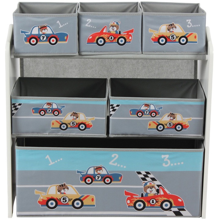 Dulap depozitare jucarii Cars, U-Grow