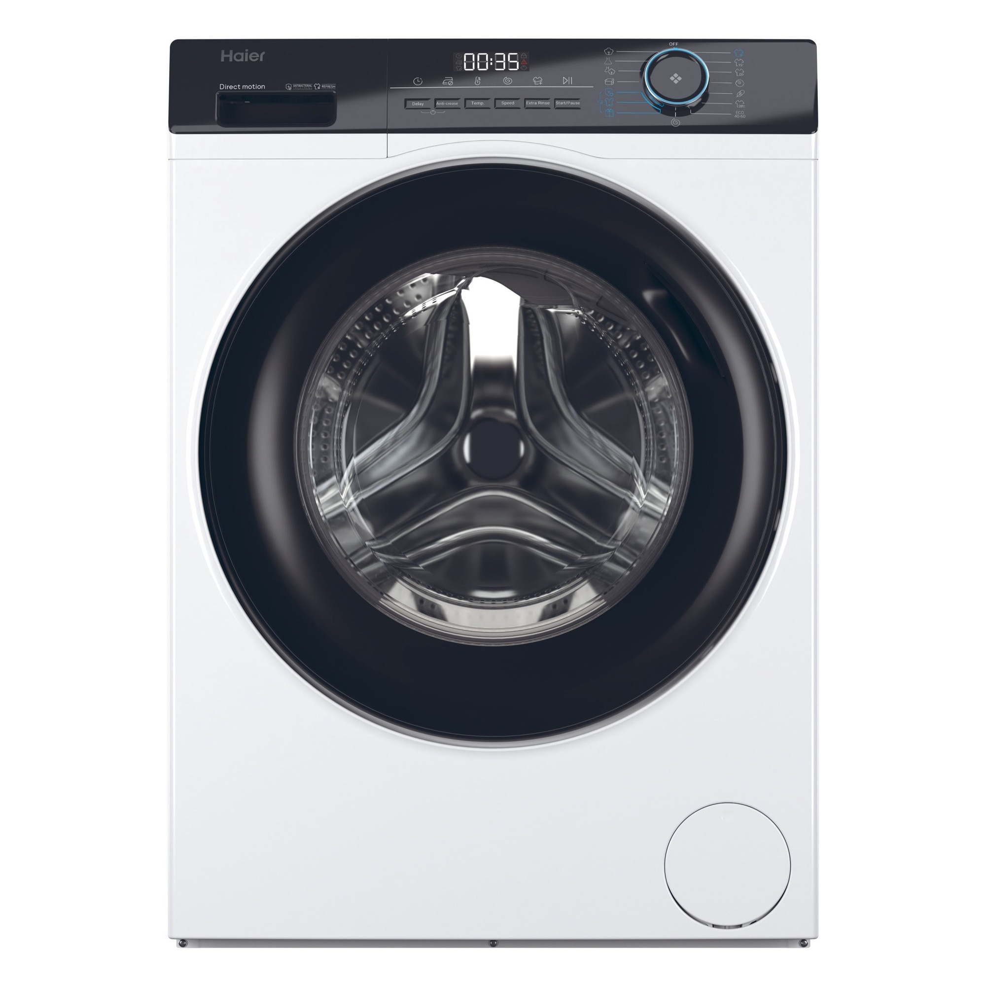Masina de spalat rufe, HAIER, HW70-B14929, 7kg, 1400rpm, alb-negru, 52x60x85cm
